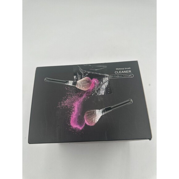 Vicksa Makeup Brush Cleaner Portable Electronic Automatic (Black) - Picture 4 of 7